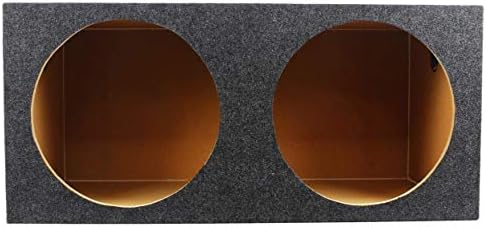 Rockville RD15 Dual 15" 3/4" MDF Sealed Car Subwoofer Enclosure Box, USA | 2.1 cu.ft. Net Volume Per Sub, Precision Cut, Glued and Stapled Joints