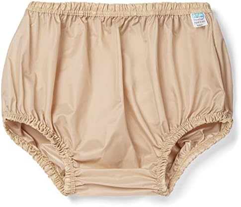 Incontinence Leak-Protection, Washable Pull-On Diaper Cover Pant, Advanced-Cool-Lightweight-Durable- Kleinert's (Beige, XX-Large)
