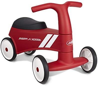 Radio Flyer Scoot About Sport Ride On, Toddler Ride On Toys, Front Steering | For Toddlers 1-3, Stable Wide-Set Front Wheels, Clear Kick Path