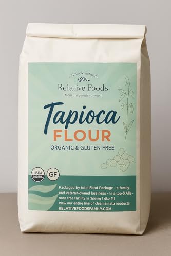 Relative Foods Organic Tapioca Flour, Gluten-Free, 3 lb