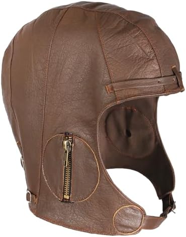 Rothco WWII Style Leather Pilot Helmet, M/L