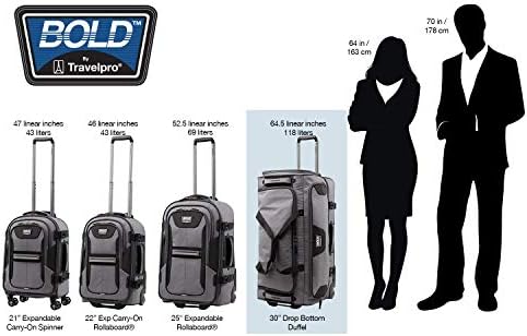 Travelpro Tpro Bold 2.0 30 Inch Drop Bottom Rolling Duffel