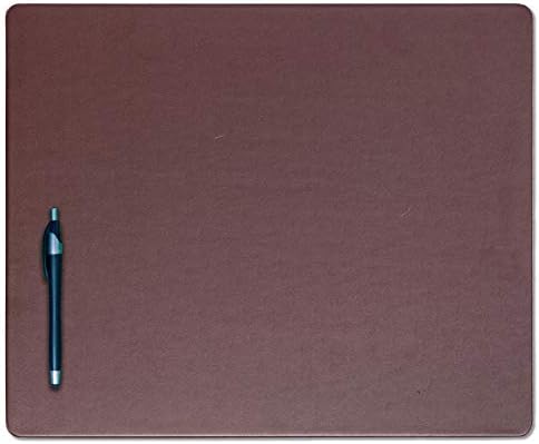 Dacasso Chocolate Brown Leatherette Conference Table Pad, 17 by 14-Inch
