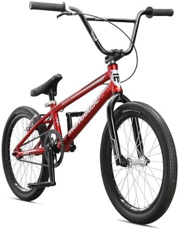 Mongoose Title Pro or Elite BMX Race Bike, Beginner or Returning Riders, Featuring Lightweight Tectonic T1 Aluminum Frame and Internal Cable Routing