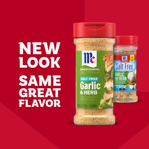 McCormick Salt Free Garlic and Herb Seasoning, 4.37 oz
