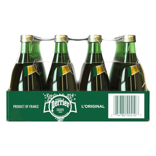 Perrier Sparkling Mineral Water 11 oz (24 Bottles)