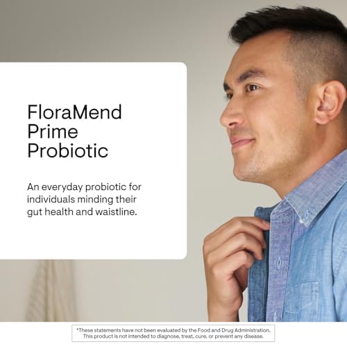 THORNE FloraMend Prime Probiotic, 5 Billion Live Cells, 30 Capsules | Clinically Studied for Weight Management