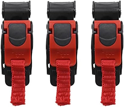 3x Motorcycle Helmet Quick Release Speed Clip Chin Strap Pull Buckle Plastic Applicable bandwidth 20mm