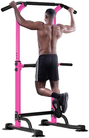 SogesHome Multi-Function Power Tower Pull Up Bar Dip Station for Home Gym