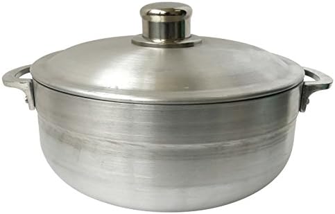 Wee's Beyond Heavy Gauge Caldero Dutch Oven with Aluminum Lid, 3.7 quart, Silver