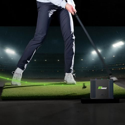 ST MAX Golf Launch Monitor - Software Membership Options – Includes 14 Day Trial + Speed Training, Indoor Simulator with Ball Speed, Launch Angle & Spin Data