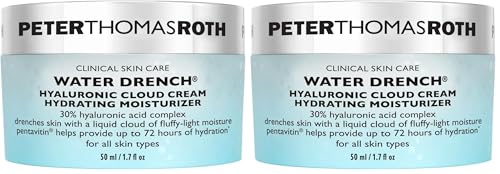 Peter Thomas Roth | Water Drench® Hyaluronic Cloud Cream Hydrating Refillable Moisturizer | Hyaluronic Acid Cream For All Skin Types, Line-Smoothing, Fragrance-Free