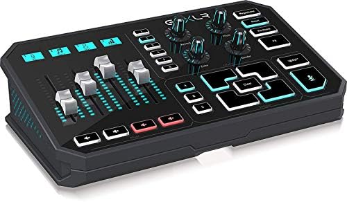 TC-Helicon GoXLR Revolutionary Online Broadcaster Platform with 4-Channel Mixer, Motorized Faders, Sound Board and Vocal Effects
