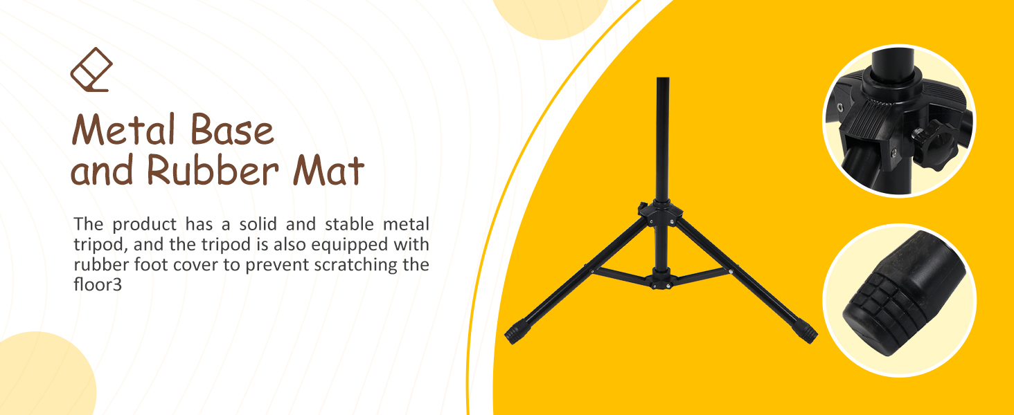 Metal Base and Rubber Mat