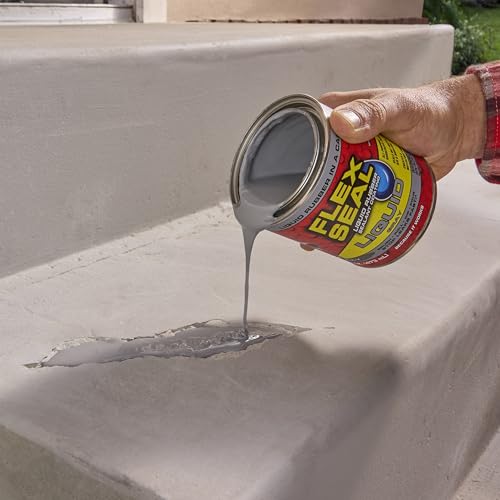 Flex Seal Liquid, Rubber Coating Sealant, Waterproof, Flexible, Breathable, and UV Resistant, Roof Repair, Basements, RV, Campers, Trailers, Marine