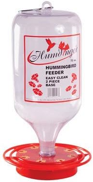 Humdinger Hummingbird Feeder Plastic 72 Oz Red