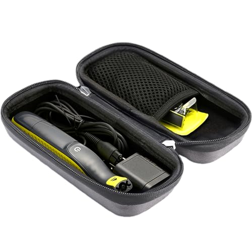 ProCase Hard Travel Case for Electric Trimmer & Shaver -Black | Fits QP2520 QP2530 QP2620 QP2630, Portable Organizer Carrying Bag