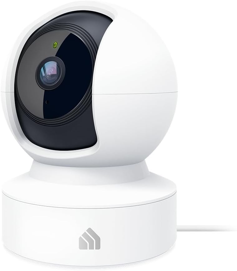 Kasa 1080p Indoor Pan/Tilt Wired Security Camera, Baby & Pet Monitor, EC70