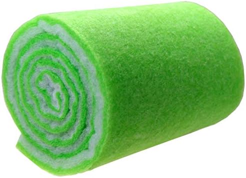 AQUANEAT Aquarium Filter Media Pad Dual Density Bonded Filter Floss Roll Cut to Fit for Fish Tank Canister Filter 72" x 12” x 3/4-1”