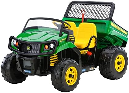 Peg Perego John Deere Gator XUV Extra-Large 12 Volt Ride-on, Durable Design for Kids 3-8, Green