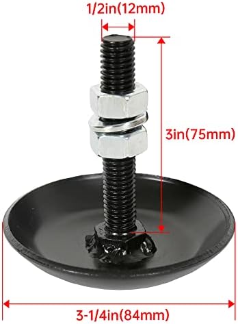 KUAFU 2Pcs Snow Plow Skid Shoes Steel Replace for Part Number 2873423 Compatible with Polaris ATV UTV Snow Plow Blade
