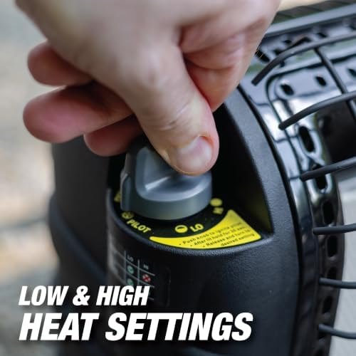 Mr. Heater 9,000 BTU Portable Buddy Midnight Series Radiant Propane Heater