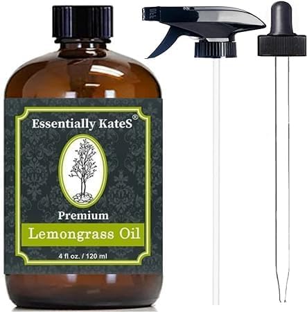 Peppermint Essential Oil 4 oz. with Huge Glass Bottle, Glass Dropper, and Sprayer. Detailed User's Guide E-Book. Skin Care, Garden Care, and Hair Care.