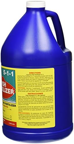 7128 Fish Emulsion 5-1-1 Fertilizer, 1-Gallon