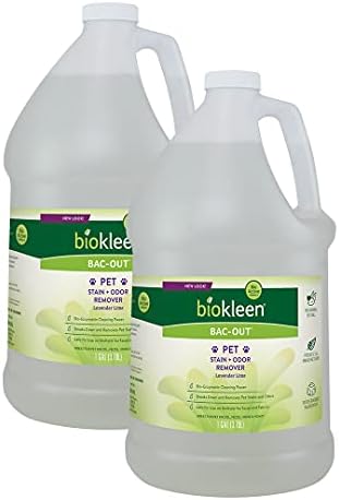 Biokleen Bac-Out Pet Stain Remover - Enzymatic, Natural, Plant-Based Destroys Stains & Odors, Safe for Surfaces & Fabrics