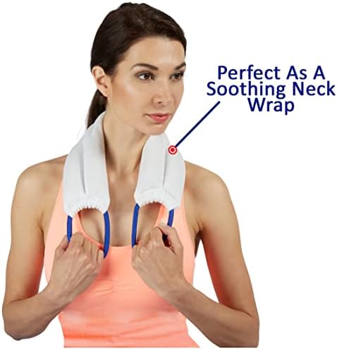 Carex Bed Buddy Heat Pad And Cooling Neck Wrap - Microwave Heating Pad For Sore Muscles - Cold Wrap Pack For Aches and Pain