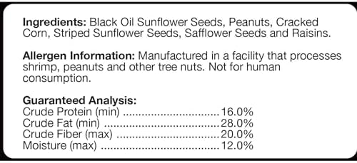F.M. Brown's Bird Lover's Blend, 4-1/2-Pound, Chickadee/Nuthatch