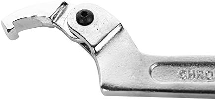 Chrome Vanadium C Pin Spanner Adjustable Hook Wrench, Square Head 32-76mm