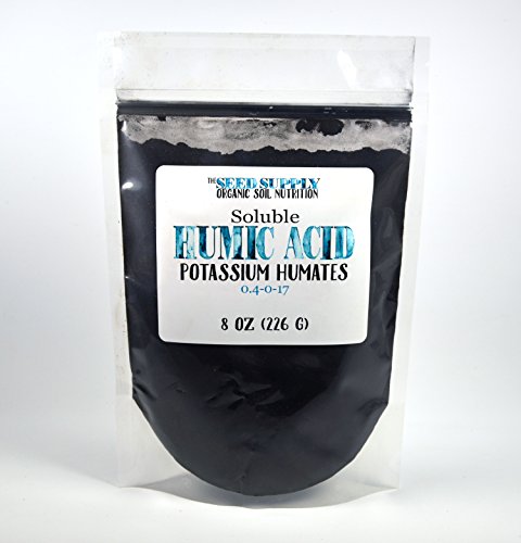 8 Ounces Soluble Humic Acid Powder Fertilizer - Potassium Humates
