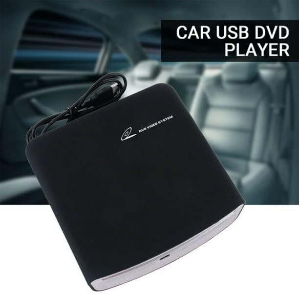 Car External Universal CD Player | USB External Car Slot-Load CD Player Compatible with Android Navigation (Android Version 4.4 and