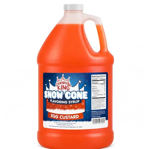 Egg Custard Snow Cone Flavoring Syrup