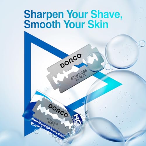Dorco ST300 Platinum Extra Double Edge Razor Blades - 200 Count