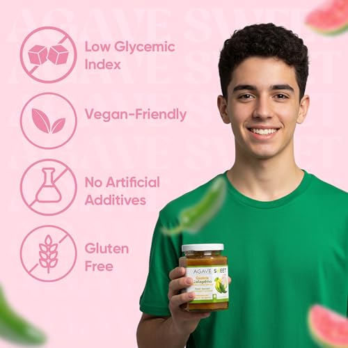 Agave Sweet Mango Fruit Spread with Agave Syrup No Sugar Fruit Spread 10 oz