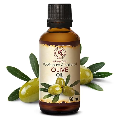 Olive Oil Extra Virgin 1.7 Fl Oz - 100% Pure Unrefined - Best for Hair - Skin - Nails - Lips - Face - Body - Scalp - Great for Beauty - Massage Oil
