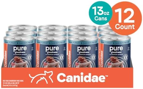 CANIDAE Pure Goodness Wet Dog Food, Salmon & Sweet Potato, 13 oz, 12 Pack