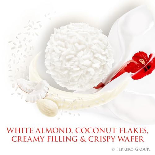 Raffaello Almond Coconut Candy, 15 Individually Wrapped Gourmet Candy Box, 6 boxes, 5.3 oz