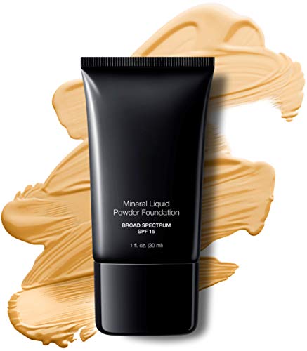 Jolie Mineral Liquid Powder Foundation SPF 15 1 Fl. Oz. Hypoallergenic - For All Skin Types (Cream Beige)