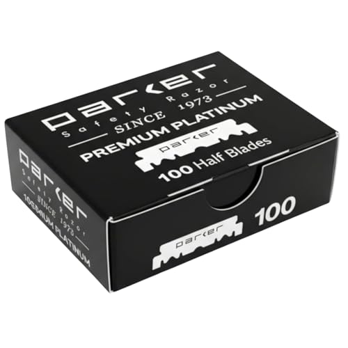 Parker 100 Platinum Single Edge Razor Blades for Barber Straight Razors