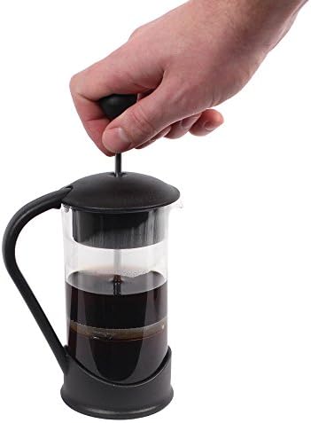 Clever Chef French Press Coffee Maker, Maximum Flavor Coffee Brewer with Superior Filtration, 2 Cup Capacity, Black