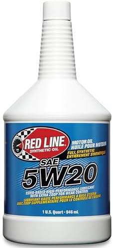 Red Line 15204 SAE 5W20 Fully Synthetic Motor Oil - 1 Quart (6 Pack)