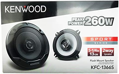 Kenwood KFC-1366S 5-1/4" 2-way Speakers