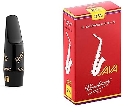 Vandoren SM603B A55 Jumbo JAVA Mouthpiece Alto Saxophone, Black