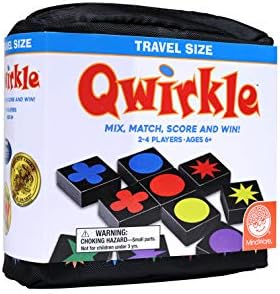 Mindware | Qwirkle: Travel (NEW) | Board Game | Ages 6+ | 2-4 Players | 45 Minutes Playing Time