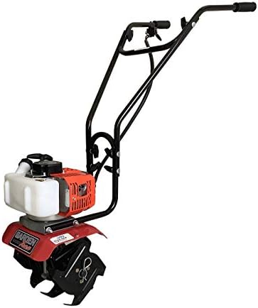 GardenTrax Mini Tiller Cultivator Powerful 33cc 2-Cycle Engine