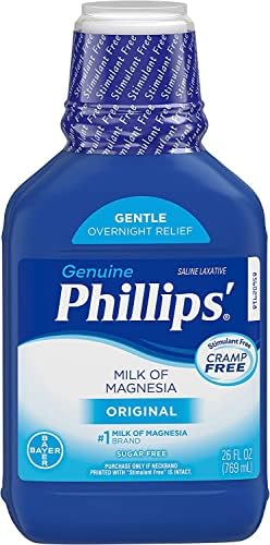 Phillips' Milk of Magnesia Original, 26 Fl Oz - Pack of 5
