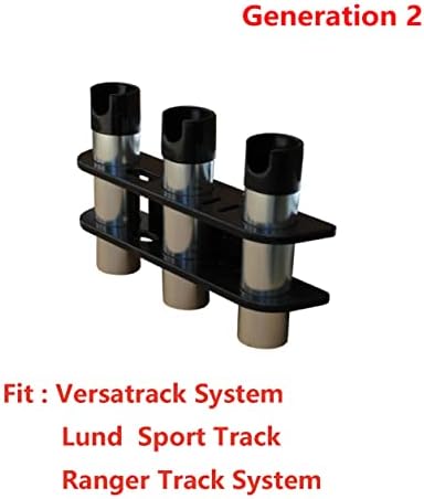 Brocraft Rod Holder for 90 Degree Boat Track System/Lund Sport Track/Versatrack Track/Ranger Track